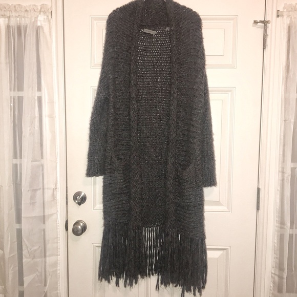 Raquel Allegra Fringed Alpaca Blend Cardigan - Picture 7 of 8
